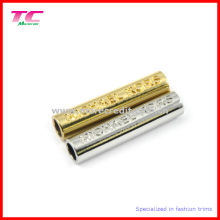 Zinc Alloy Cord End, Cylinder Shape Metal Piece